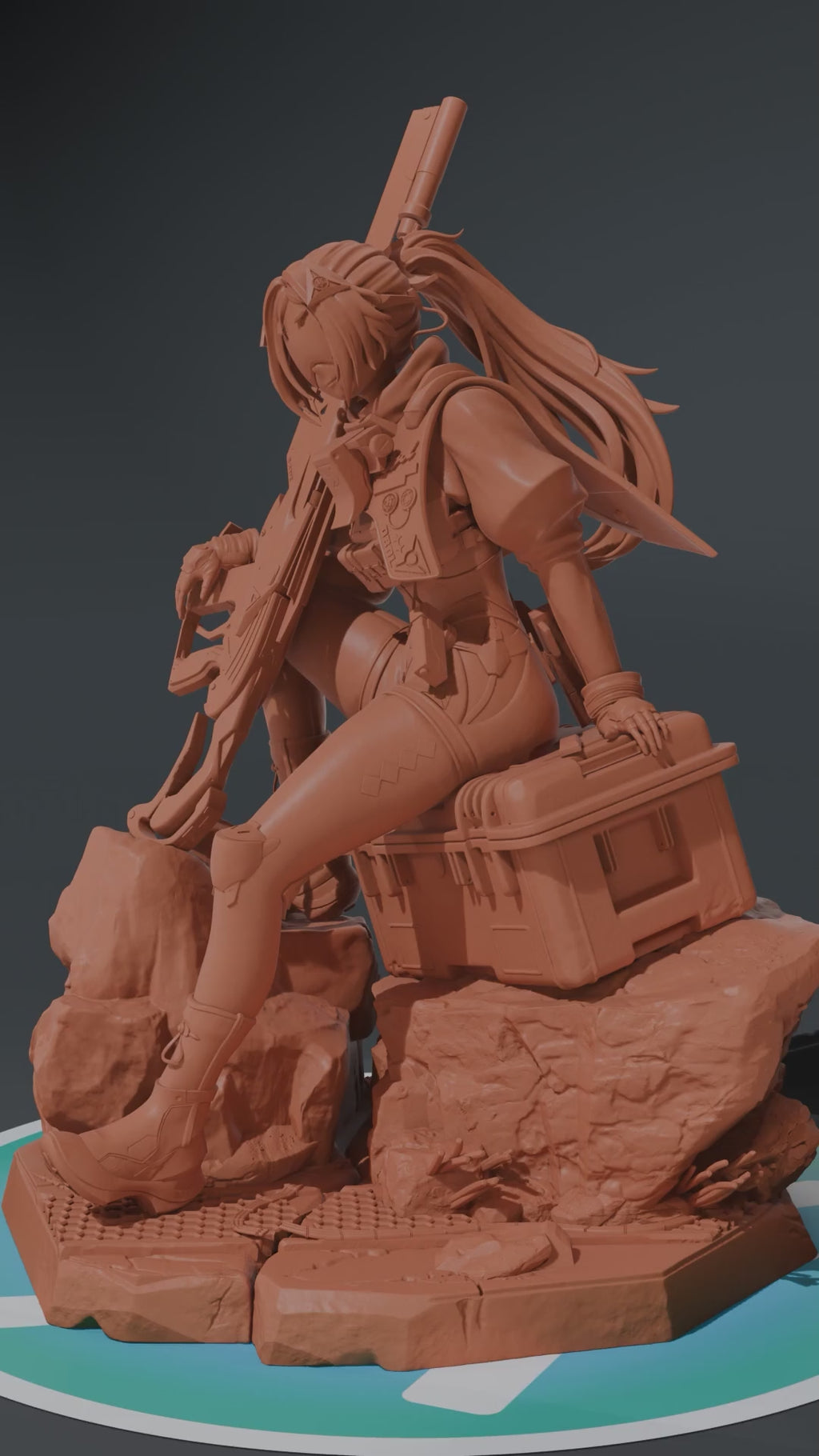 Trigger - Zenless Zone Zero ZZZ | Custom Statue 3D printed figure