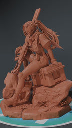 Trigger - Zenless Zone Zero ZZZ | Custom Statue 3D printed figure