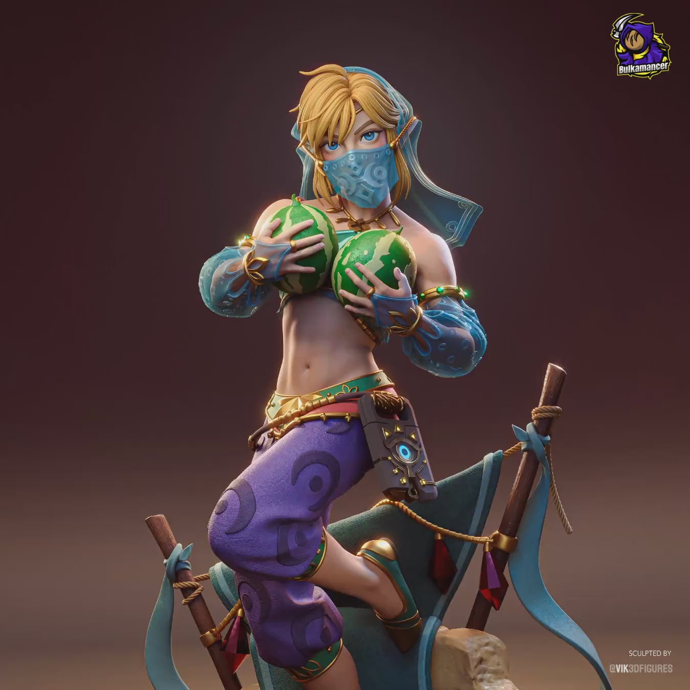 Gerudo Link - Zelda Tears of the Kingdom | Custom Statue 3D printed figure
