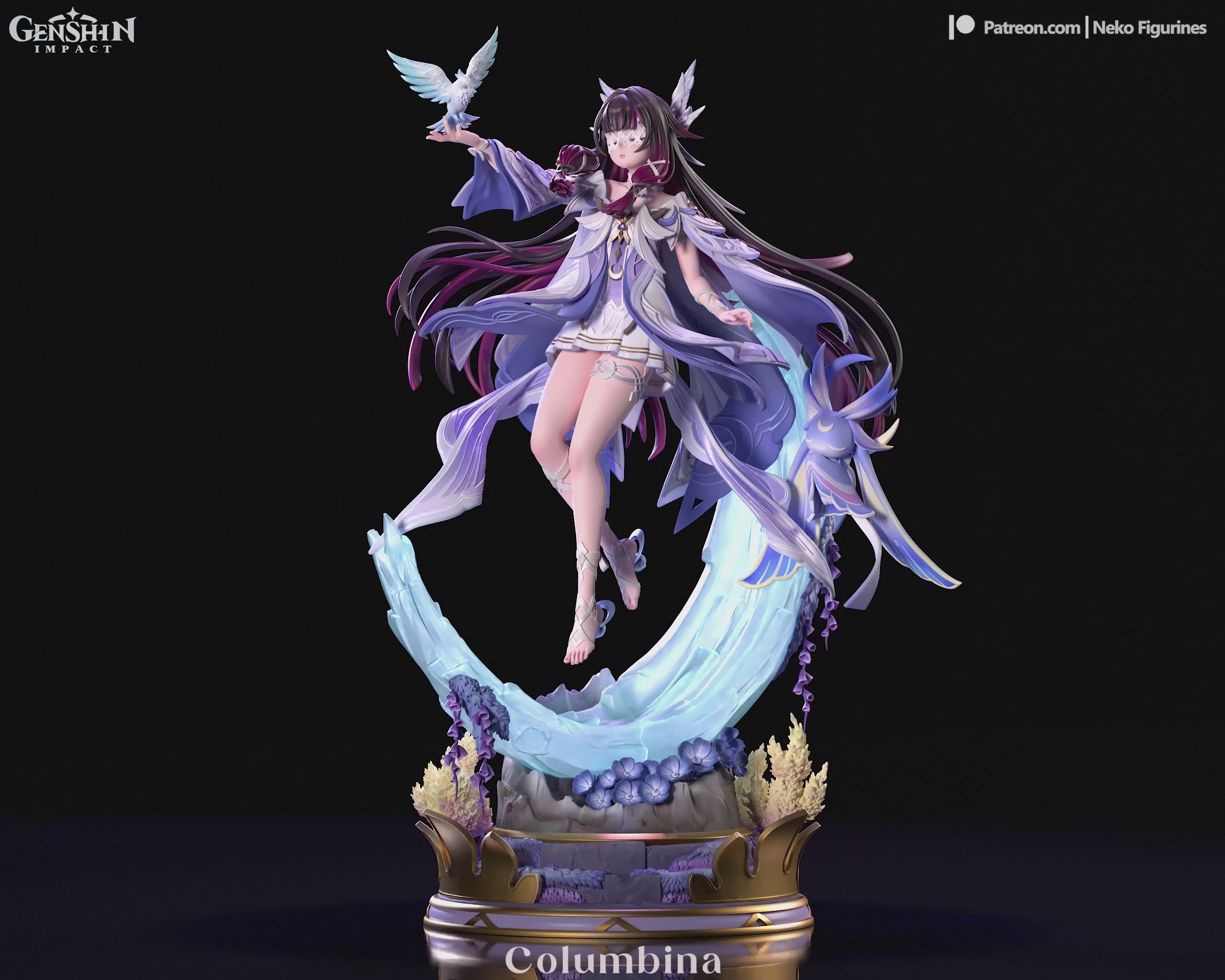 Columbina - Genshin Impact | Custom Statue 3D printed figure