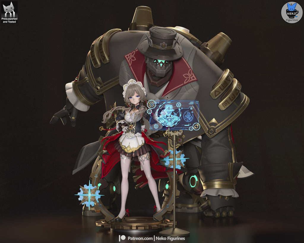Sandrone - Genshin Impact | Custom Statue 3D printed figure