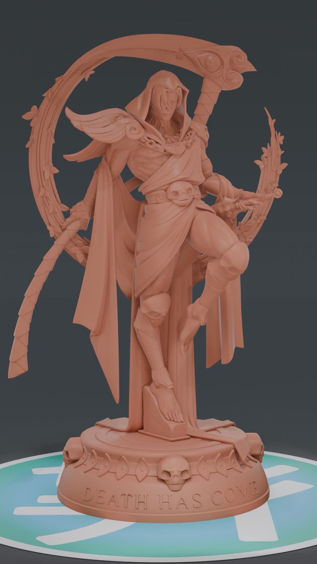 Thanatos - Hades | Custom Statue 3D printed figure