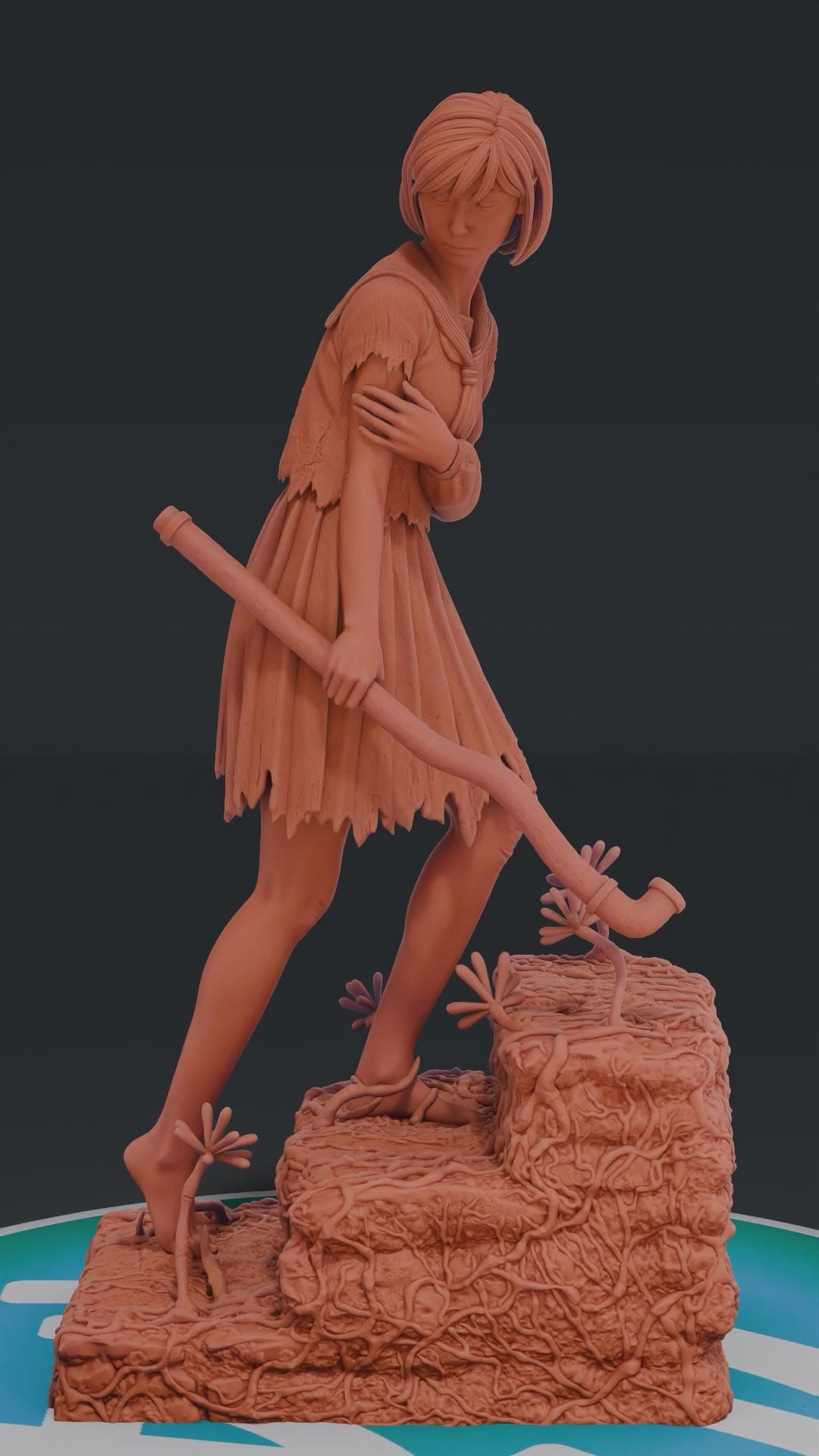 Hinako - Silent Hill F | Custom Statue 3D printed figure