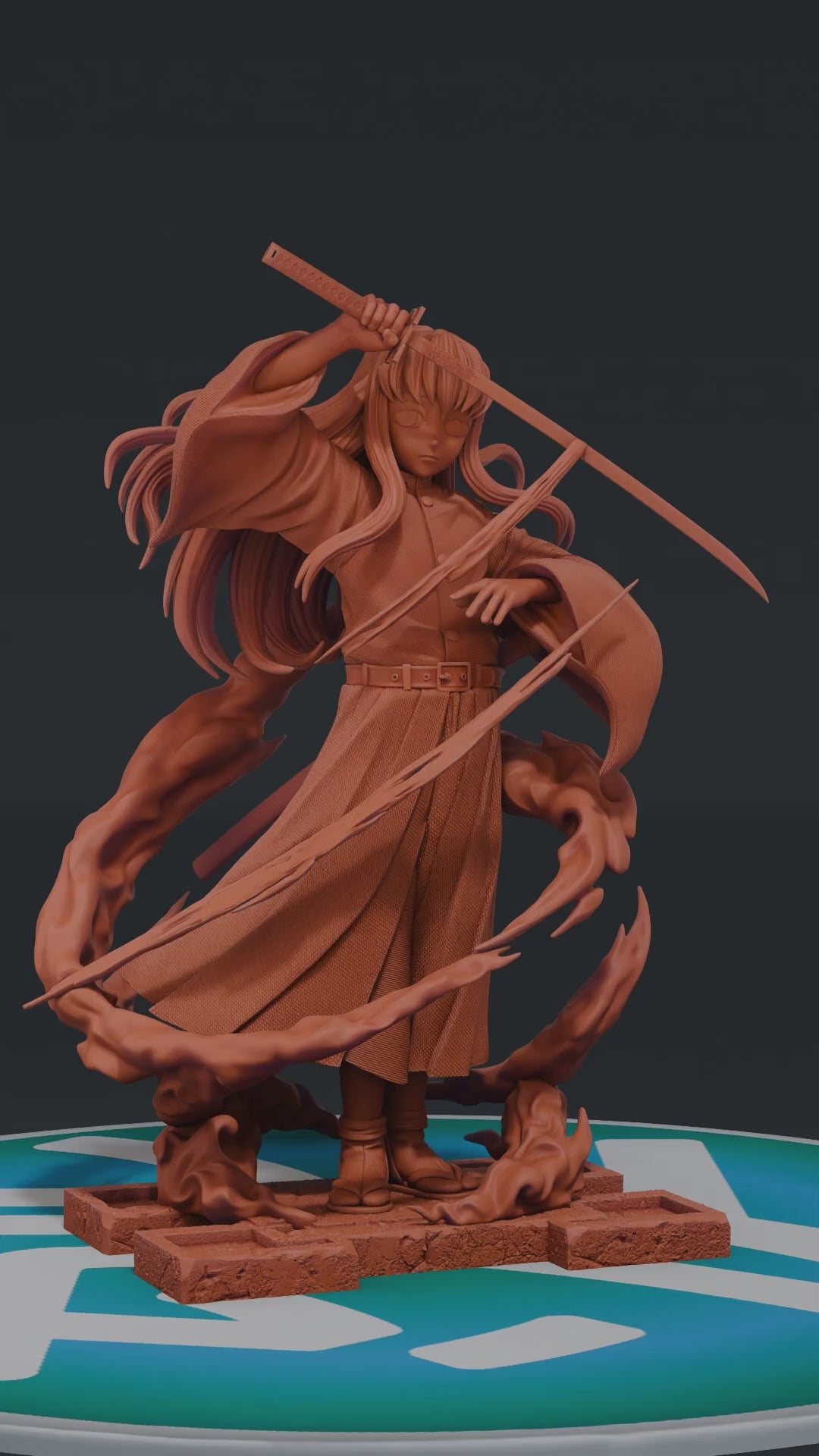 Tokito Muichiro - Kimetsu no Yaiba | Custom Statue 3D printed figure
