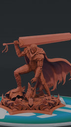 Guts Berserker Armor - Berserk | Custom Statue 3D printed figure