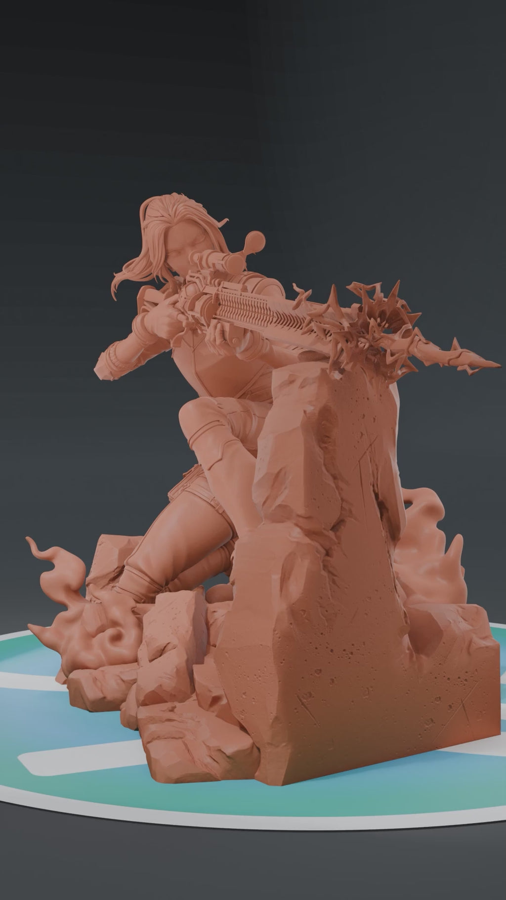 Caitlyn - Arcane League of Legends | Custom Statue 3D printed figure