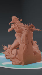 Caitlyn - Arcane League of Legends | Custom Statue 3D printed figure