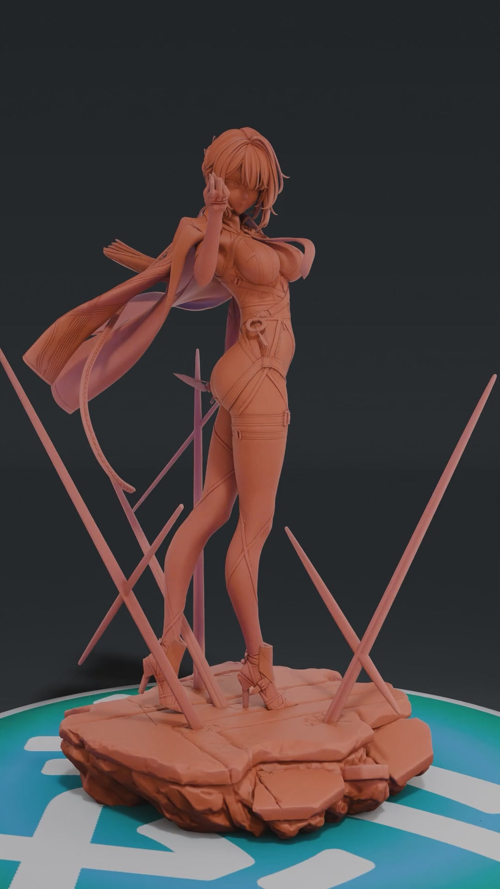 Evelyn - Zenless Zone Zero ZZZ | Custom Statue 3D printed figure