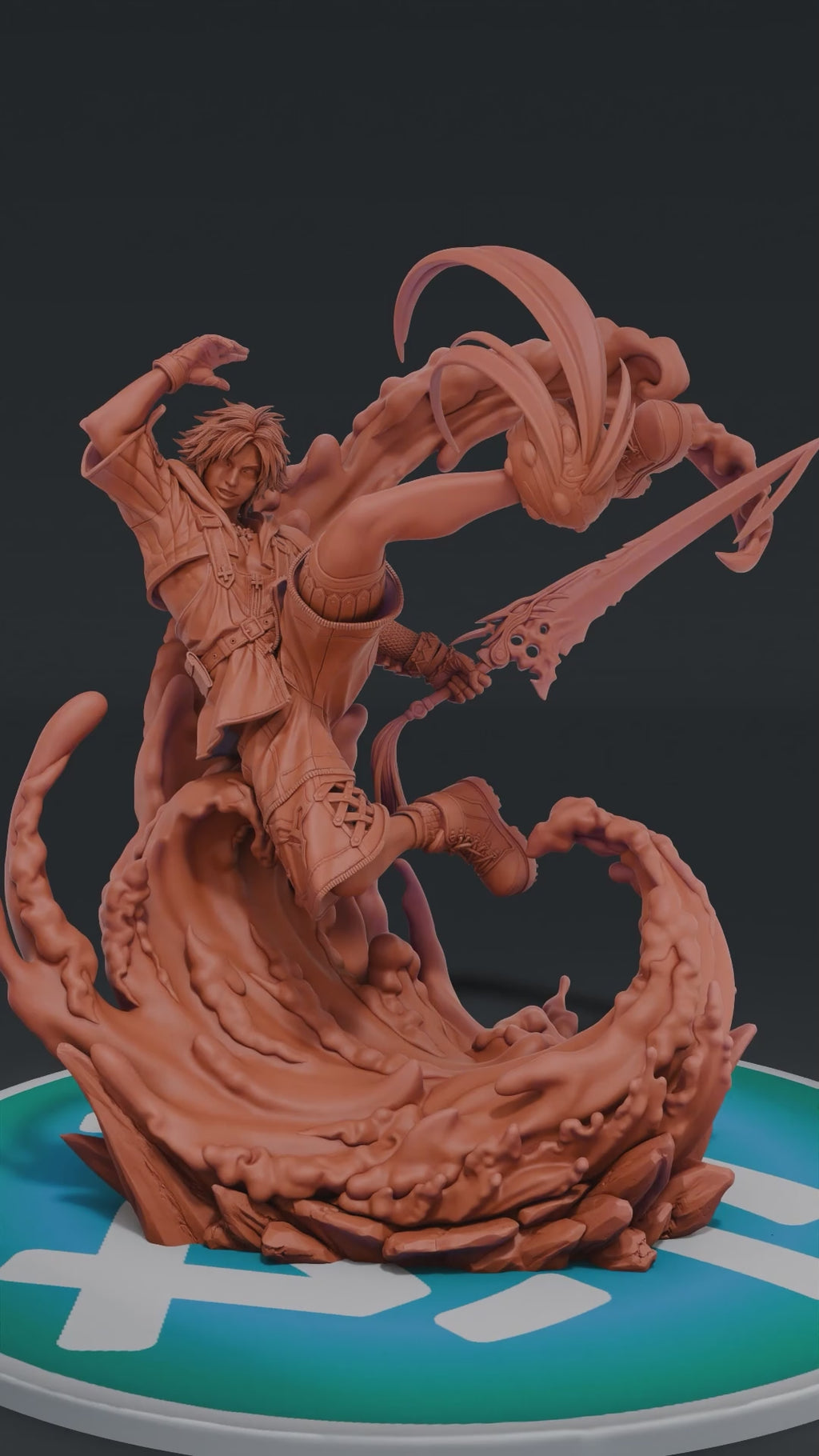 Tidus - Final Fantasy X | Custom Statue 3D printed figure