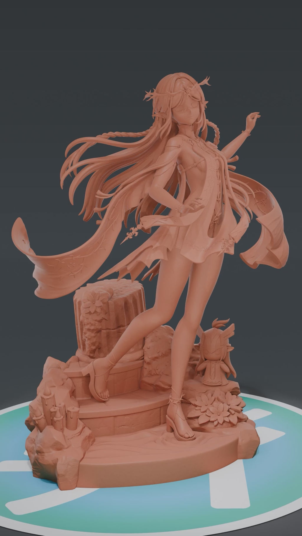 Cartethyia - Wuthering Waves | Custom Statue 3D printed figure