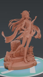 Cartethyia - Wuthering Waves | Custom Statue 3D printed figure