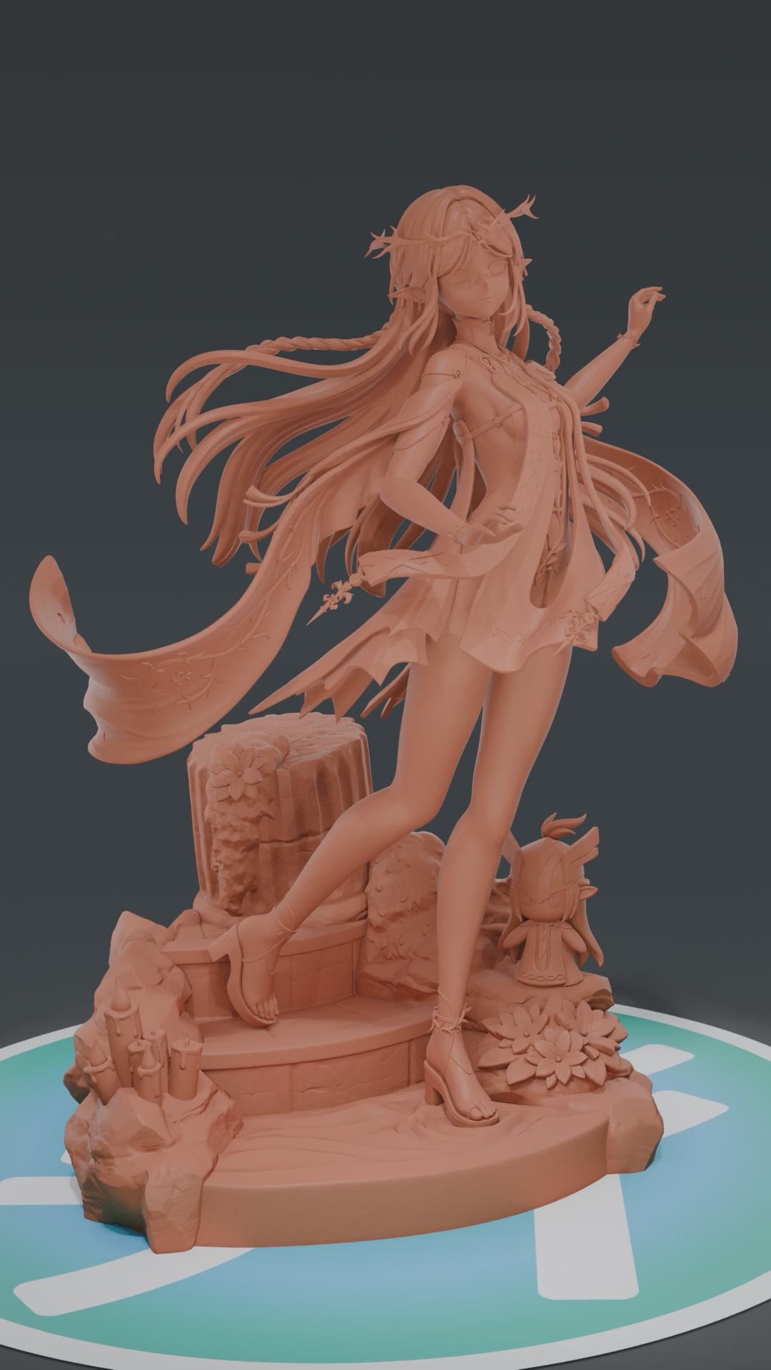 Cartethyia - Wuthering Waves | Custom Statue 3D printed figure