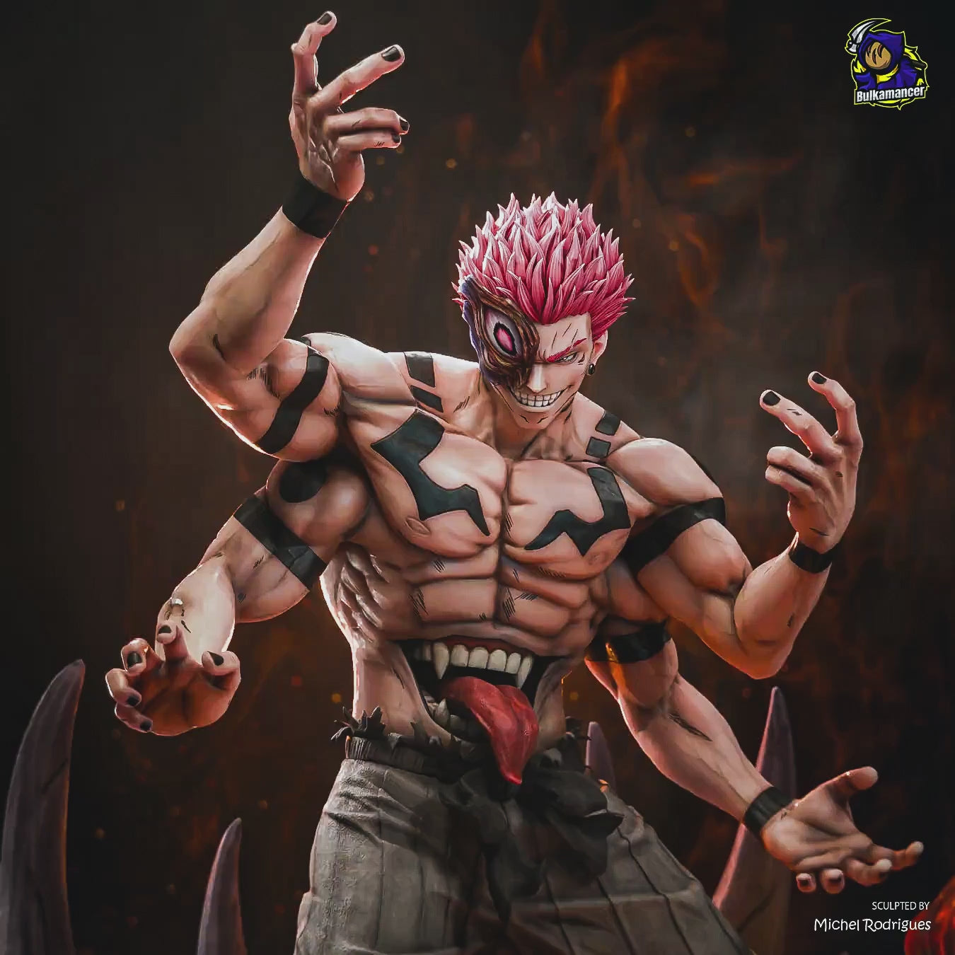 Sukuna - Jujutsu Kaisen | Custom Statue 3D printed figure