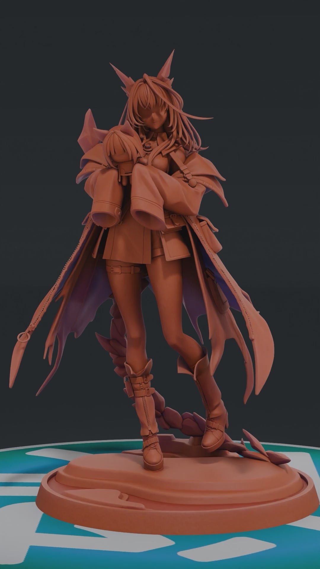 Mon3tr - Arknights | Custom Statue 3D printed figure