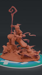 Knolan - Battle Chasers | Custom Statue 3D printed figure