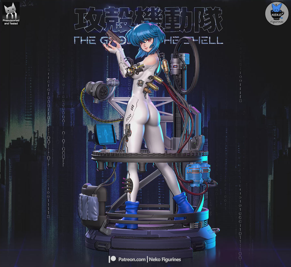 Motoko Kusanagi - Ghost in the Shell | Custom Statue 3D printed figure