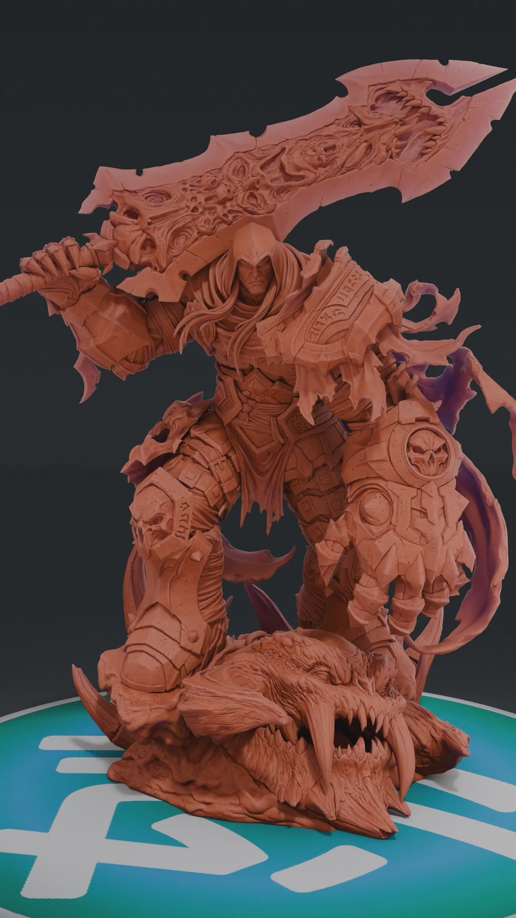 War - Darksiders | Custom Statue 3D printed figure