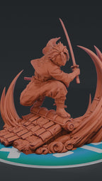 Sanemi - Kimetsu no Yaiba | Custom Statue 3D printed figure