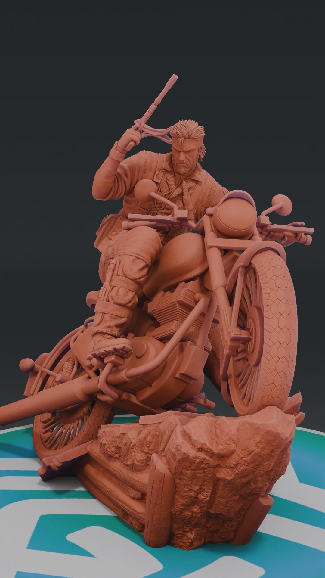 Naked Snake - Metal Gear Solid Delta | Custom Statue 3D printed figure