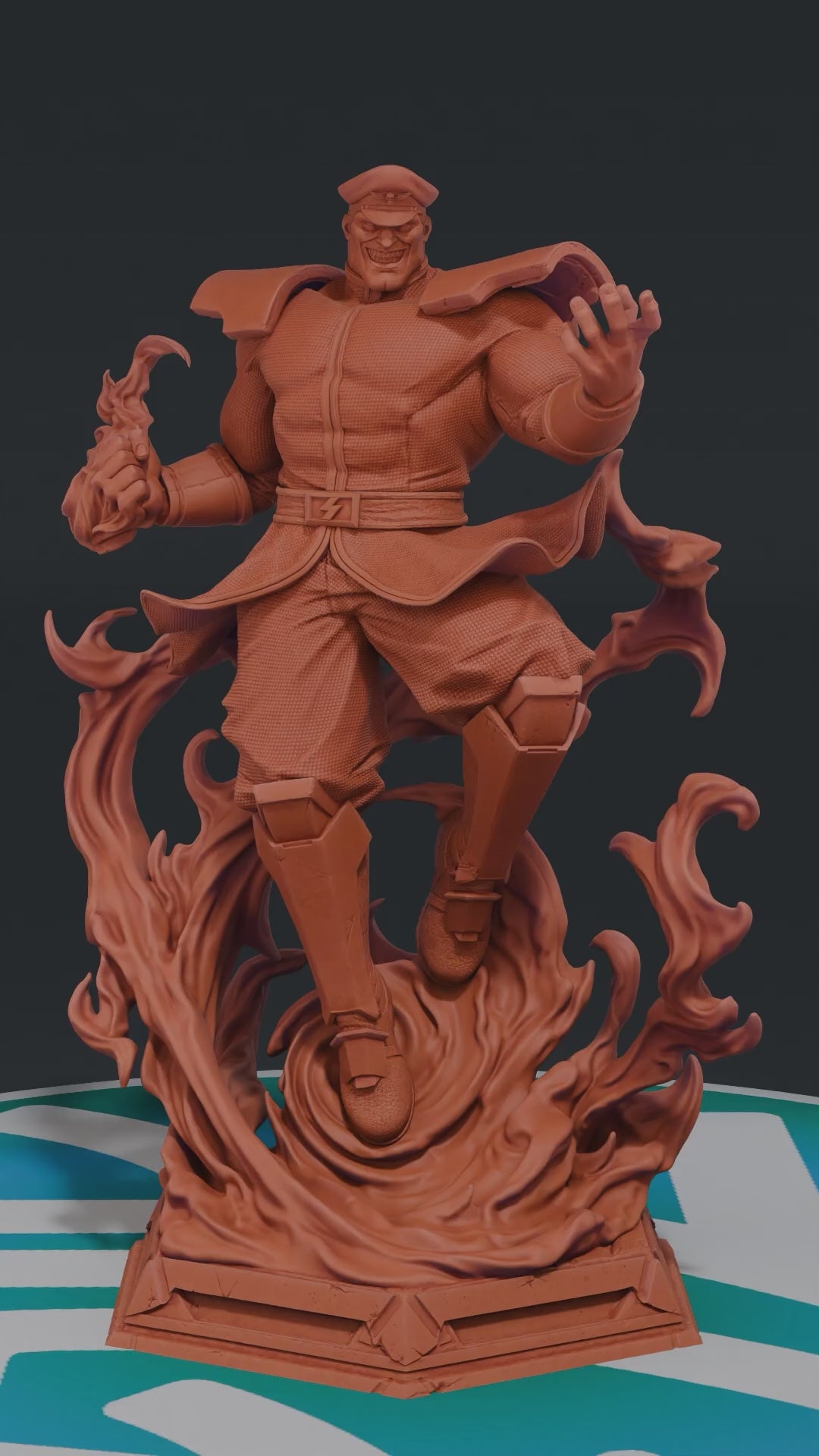 Mr Bison - Street Fighter | Custom Statue 3D printed figure