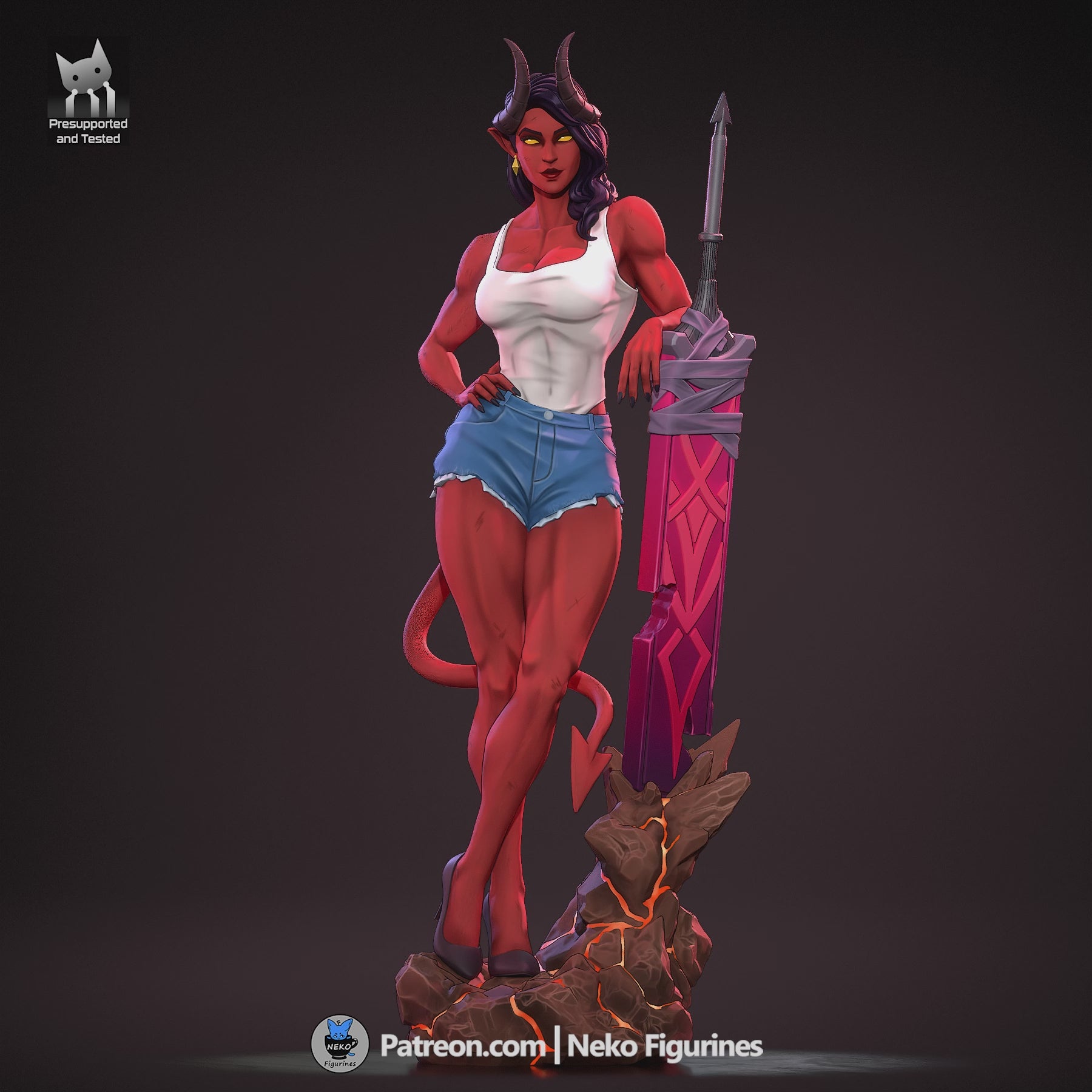 Malevola - Dispatch | Custom Statue 3D printed figure