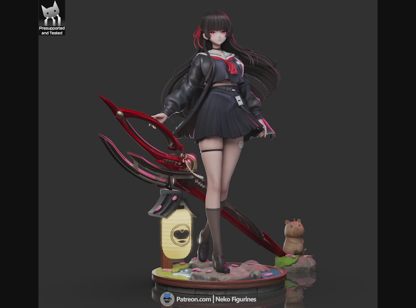 Chisa - Wuthering Waves | Custom Statue 3D printed figure