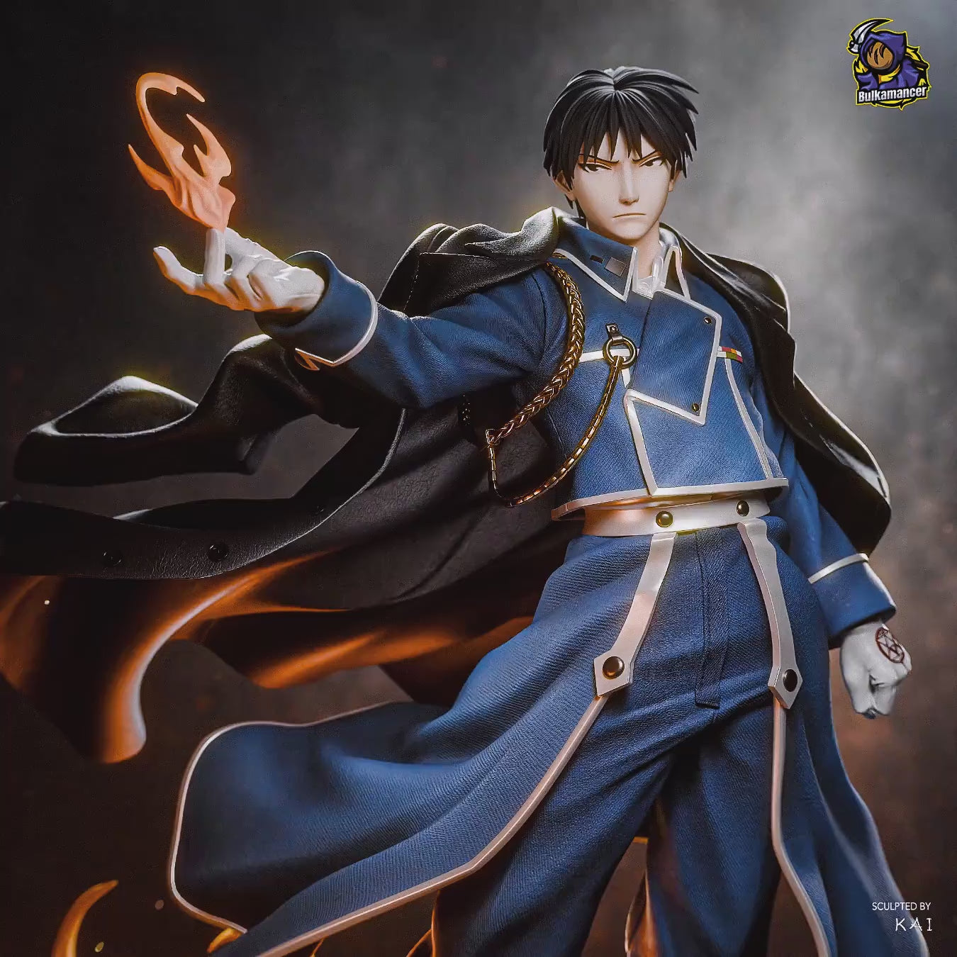 Roy Mustang - Full Metal Alchemist | Custom Statue 3D printed figure
