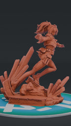 Zhu Yuan - Zenless Zone Zero ZZZ | Custom Statue 3D printed figure