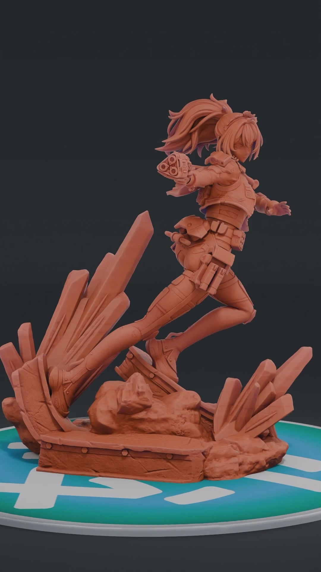 Zhu Yuan - Zenless Zone Zero ZZZ | Custom Statue 3D printed figure