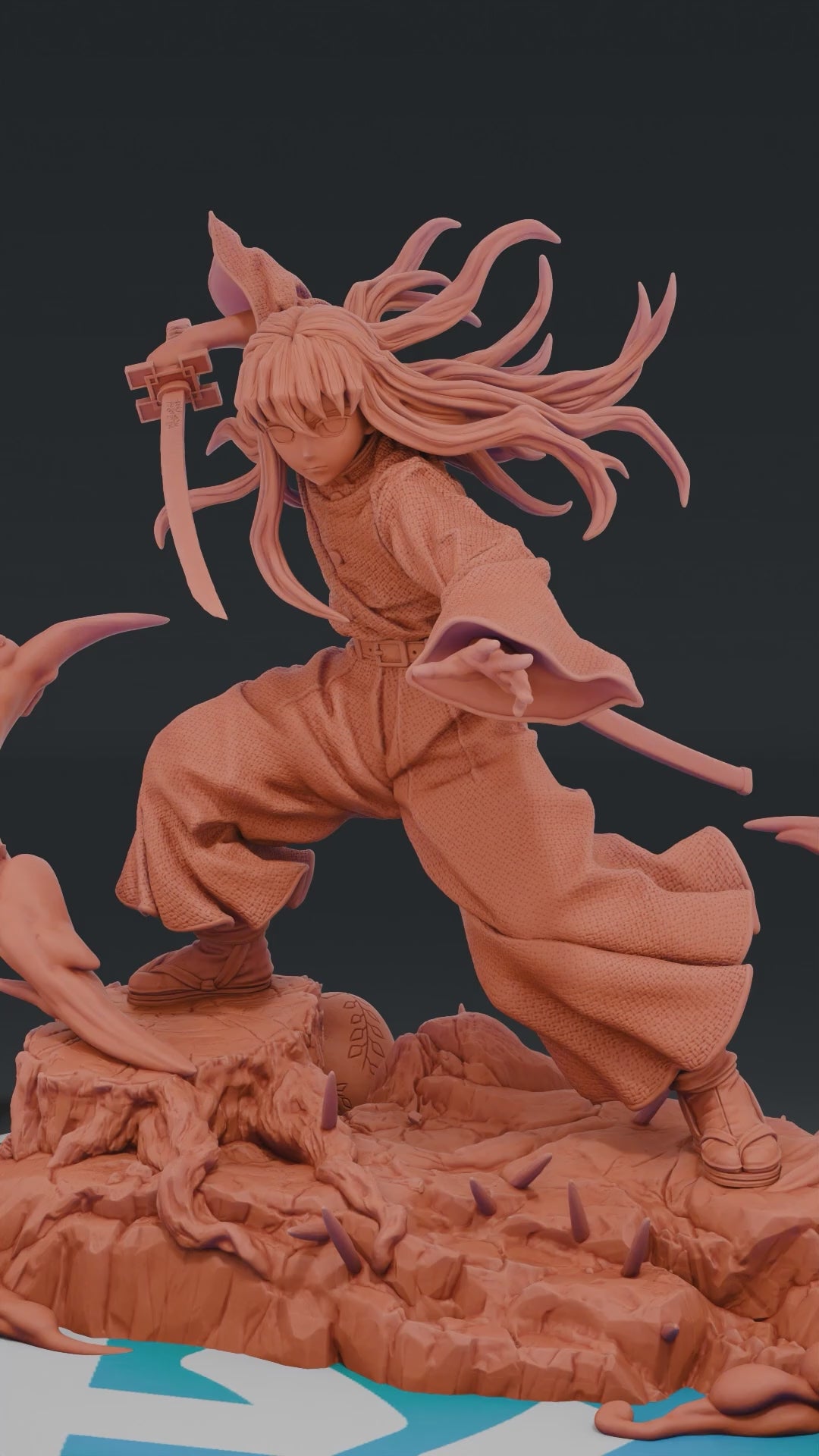 Muichiro - Kimetsu no Yaiba | Custom Statue 3D printed figure