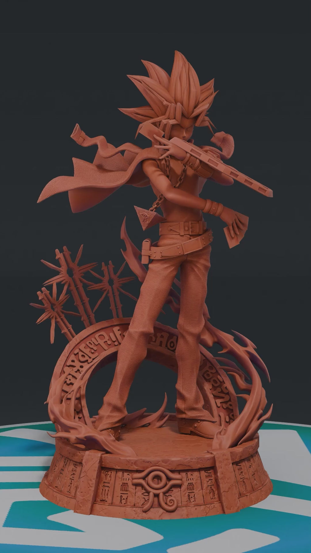 Yami Yugi - Yu-Gi-Oh! | Custom Statue 3D printed figure