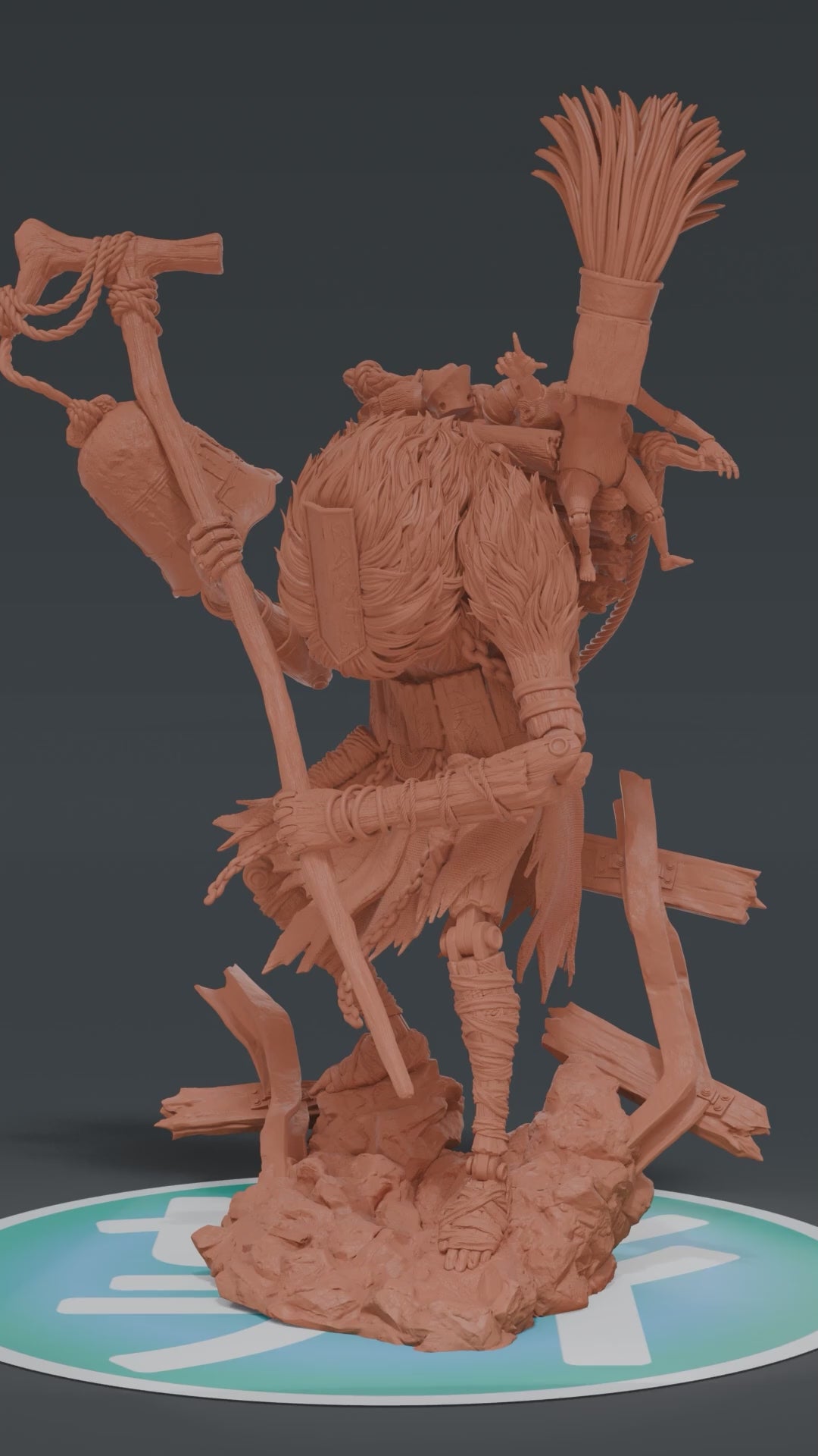 Monoco - Expedition 33 | Custom Statue 3D printed figure