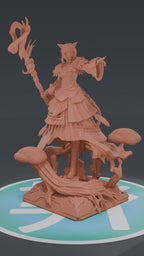 Yshtola - Final Fantasy | Custom Statue 3D printed figure
