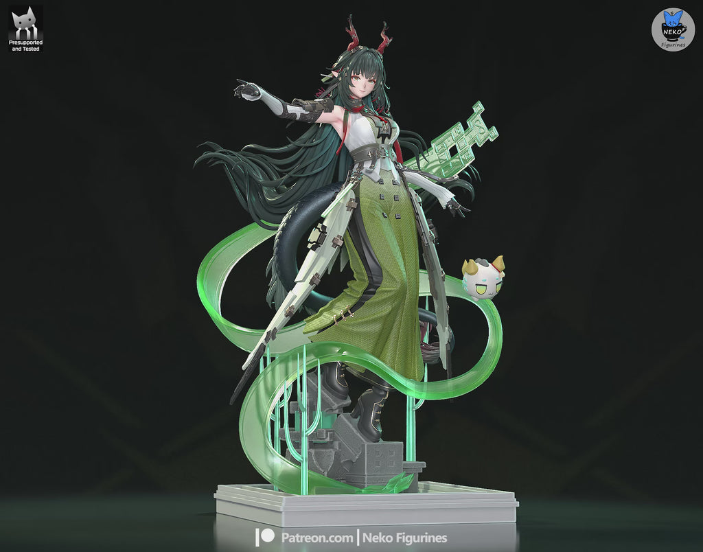 Zhuang Fangyi - Arknights Endfield | Custom Statue 3D printed figure