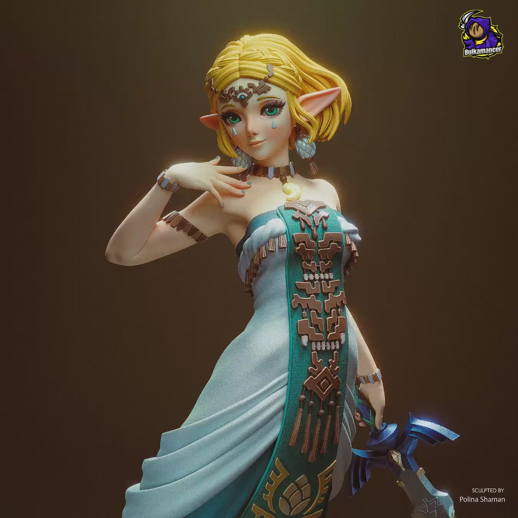 Zelda - Zelda Tears of the Kingdom | Custom Statue 3D printed figure