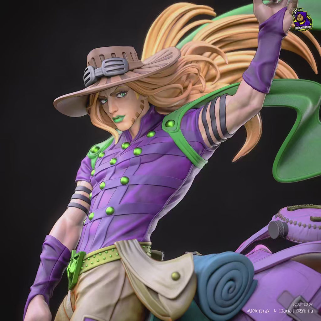 Gyro Zeppeli - Jojo's bizarre adventure Steel Ball Run| Custom Statue 3D printed figure