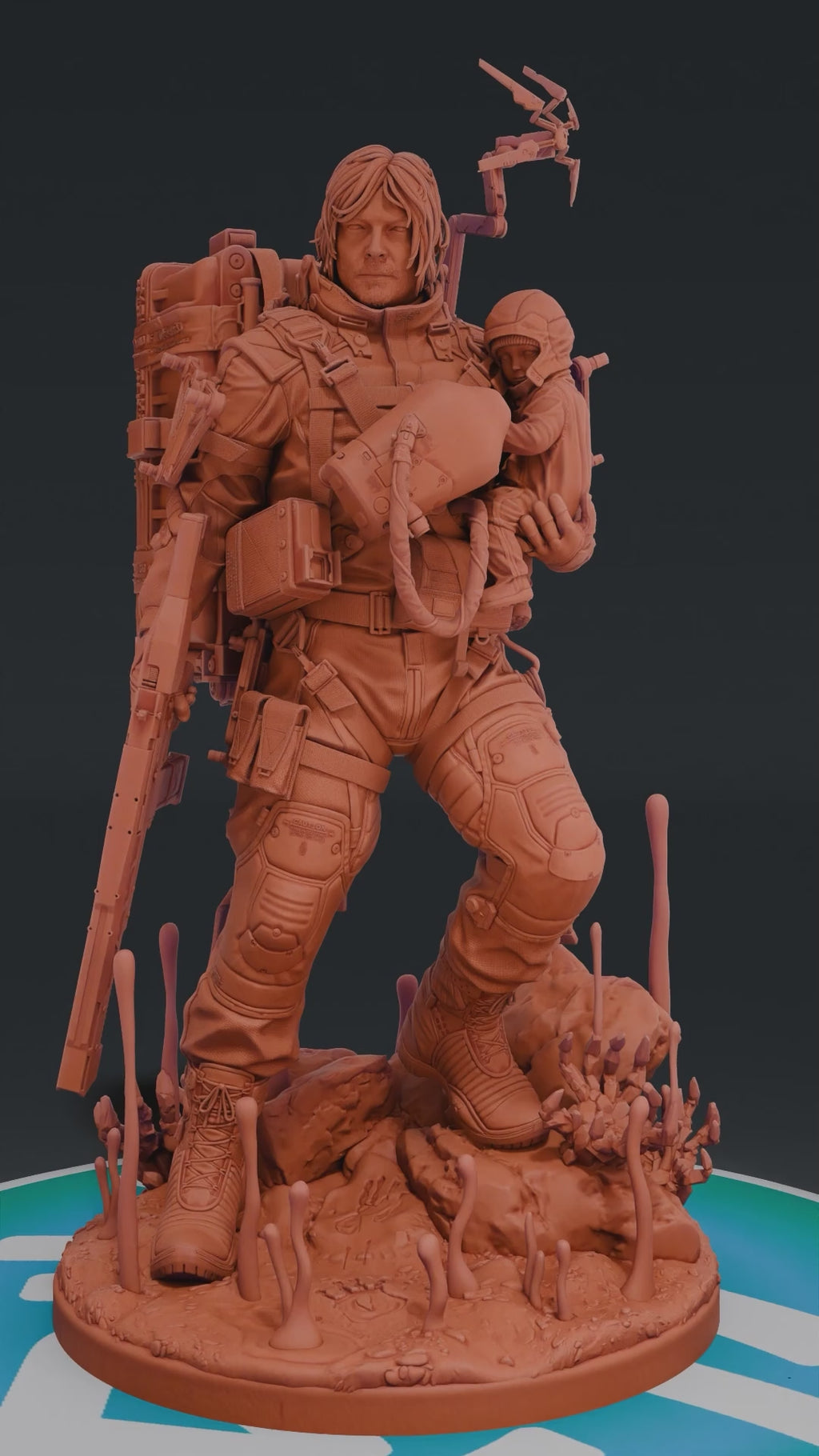 Sam - Death Stranding 2 | Custom Statue 3D printed figure