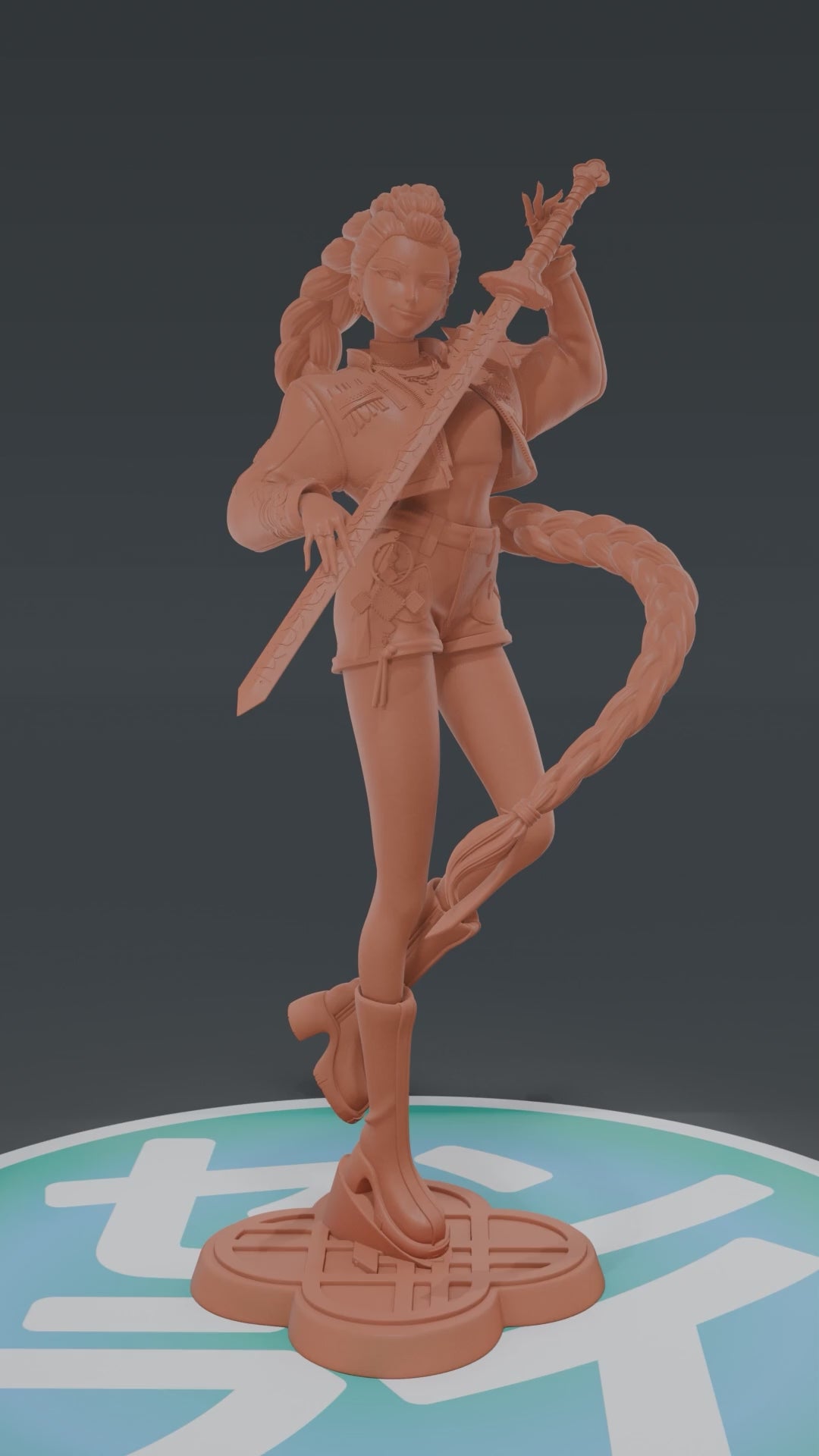 Rumi - KPOP Demon Hunters | Custom Statue 3D printed figure