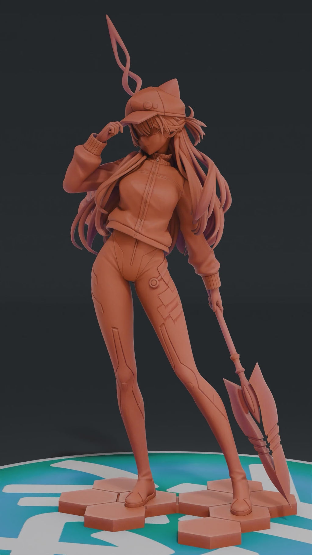 Asuka - Evangelion | Custom Statue 3D printed figure