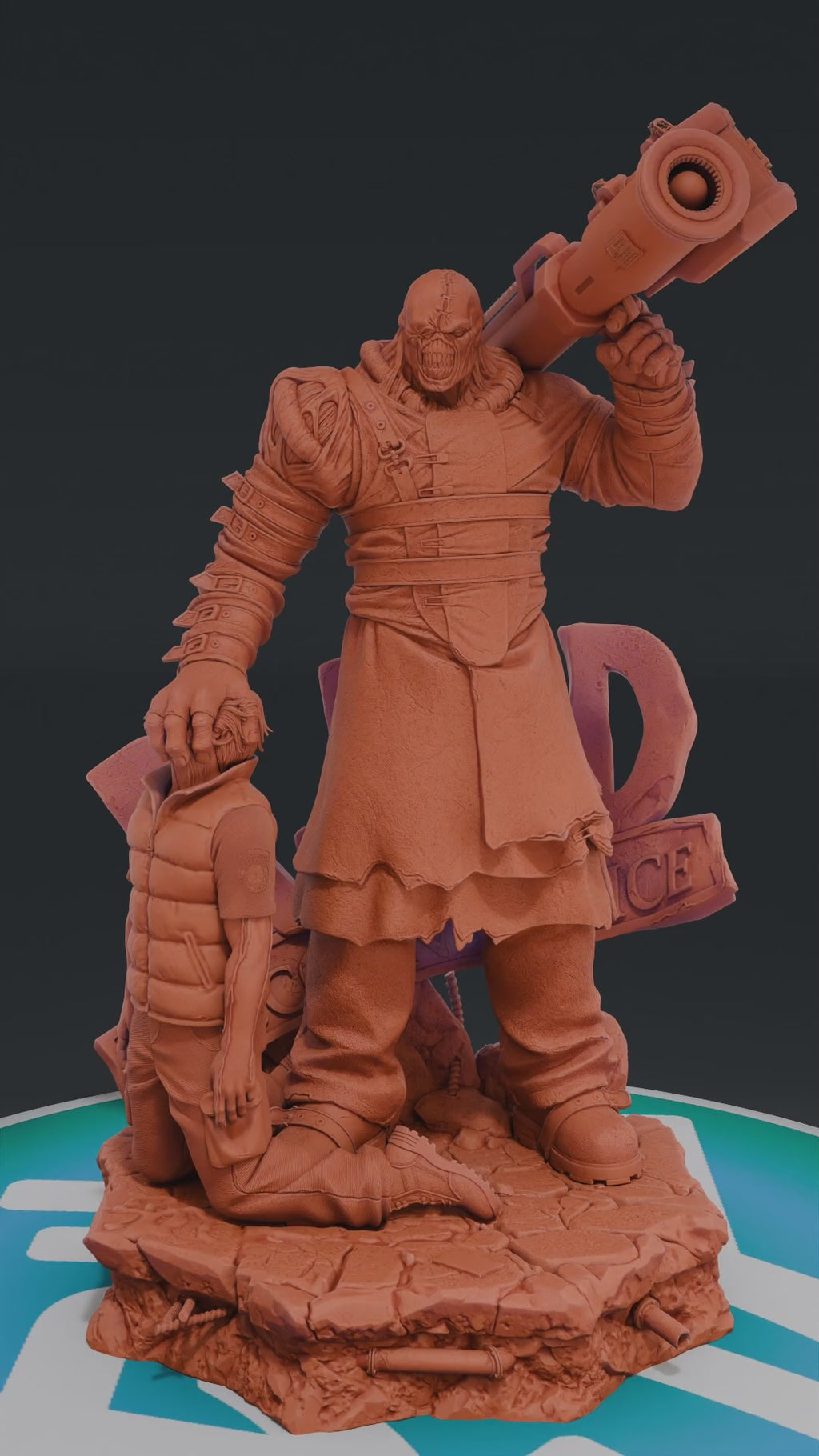 Nemesis - Residen Evil 3| Custom Statue 3D printed figure