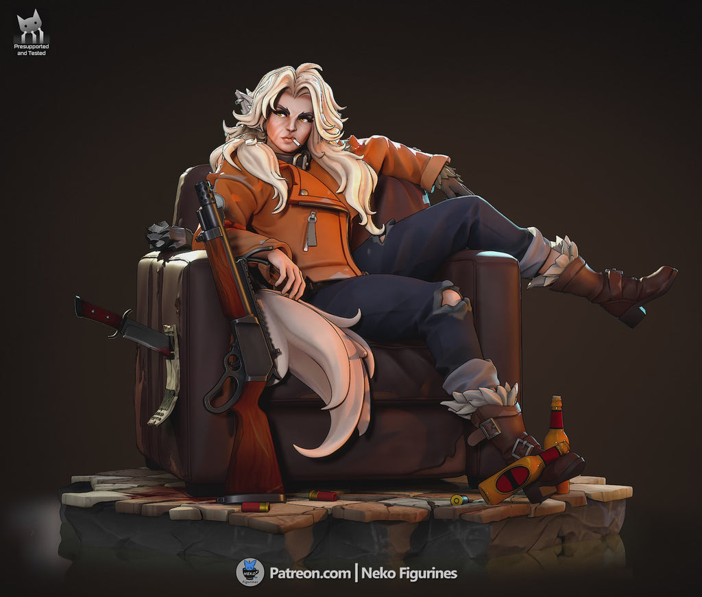 Silver - Deadlock | Custom Statue 3D printed figure