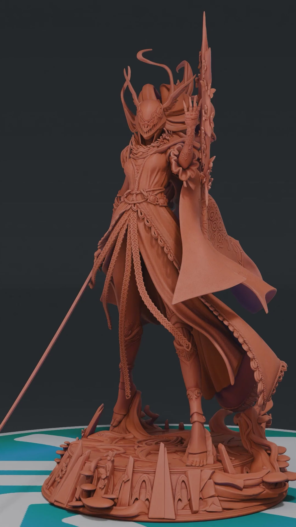 Malenia – Elden Ring | Custom Statue 3D printed figure