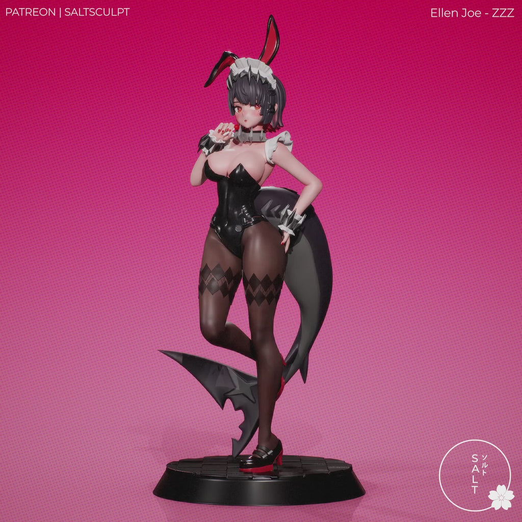 Ellen Bunny Girl Suit - Zenless Zone Zero ZZZ | Custom Statue 3D printed figure