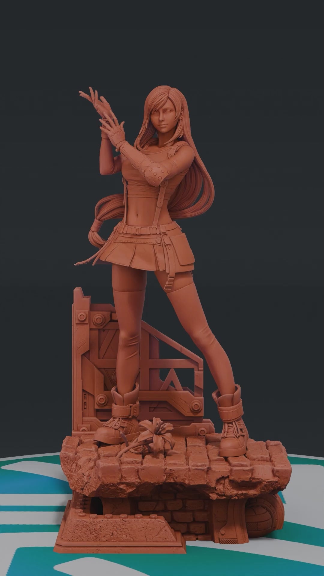 Tifa Lockhart - Final Fantasy VII | Custom Statue 3D printed figure