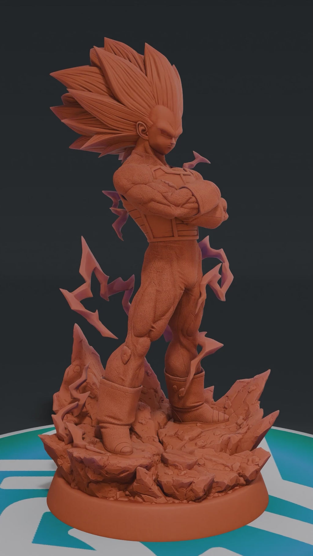 Vegeta SSJ3 - Dragon Ball Z | Custom Statue 3D printed figure