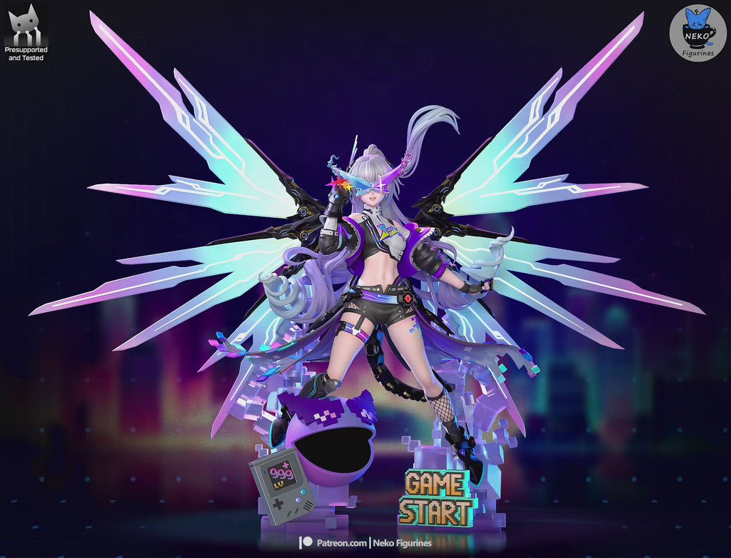 Silver Wolf LV.999 - Honkai Star Rail | Custom Statue 3D printed figure