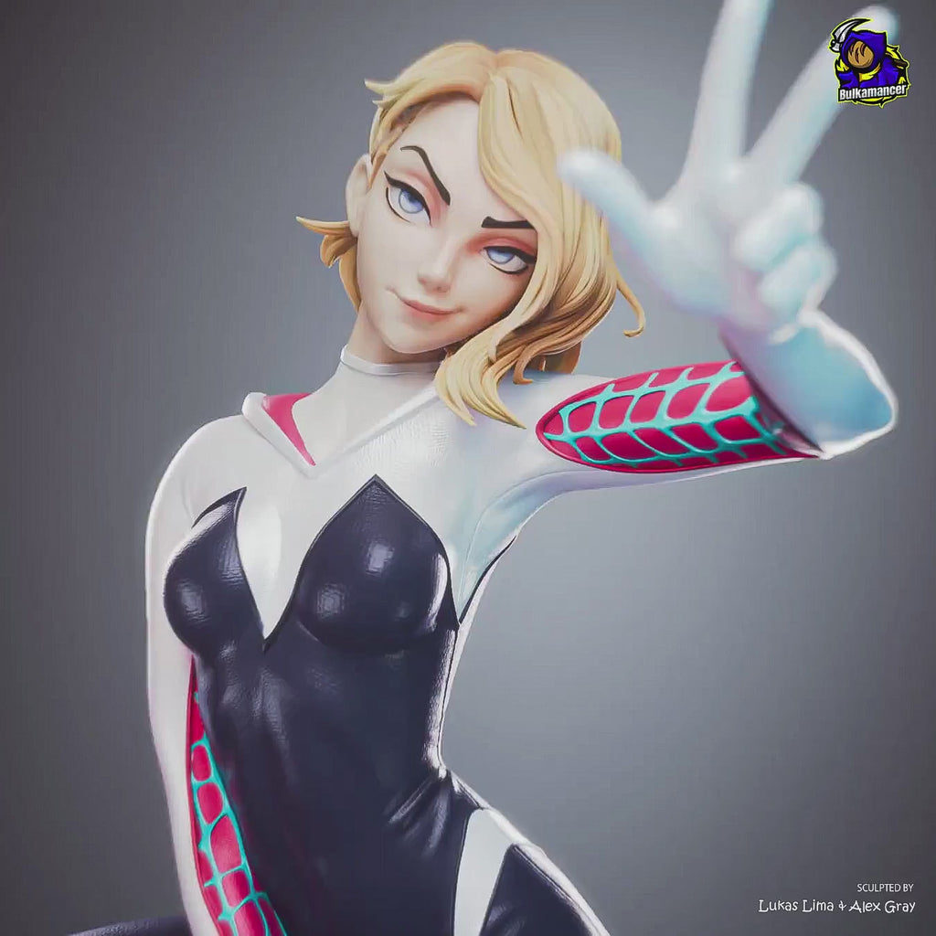 Spider-Gwen - Spider-Man | Custom Statue 3D printed figure