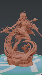 Skirk - Genshin Impact | Custom Statue 3D printed figure