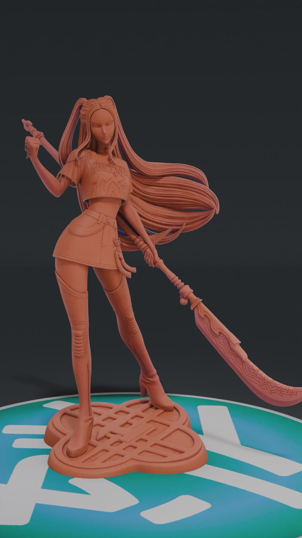 Mira - KPOP Demon Hunters | Custom Statue 3D printed figure