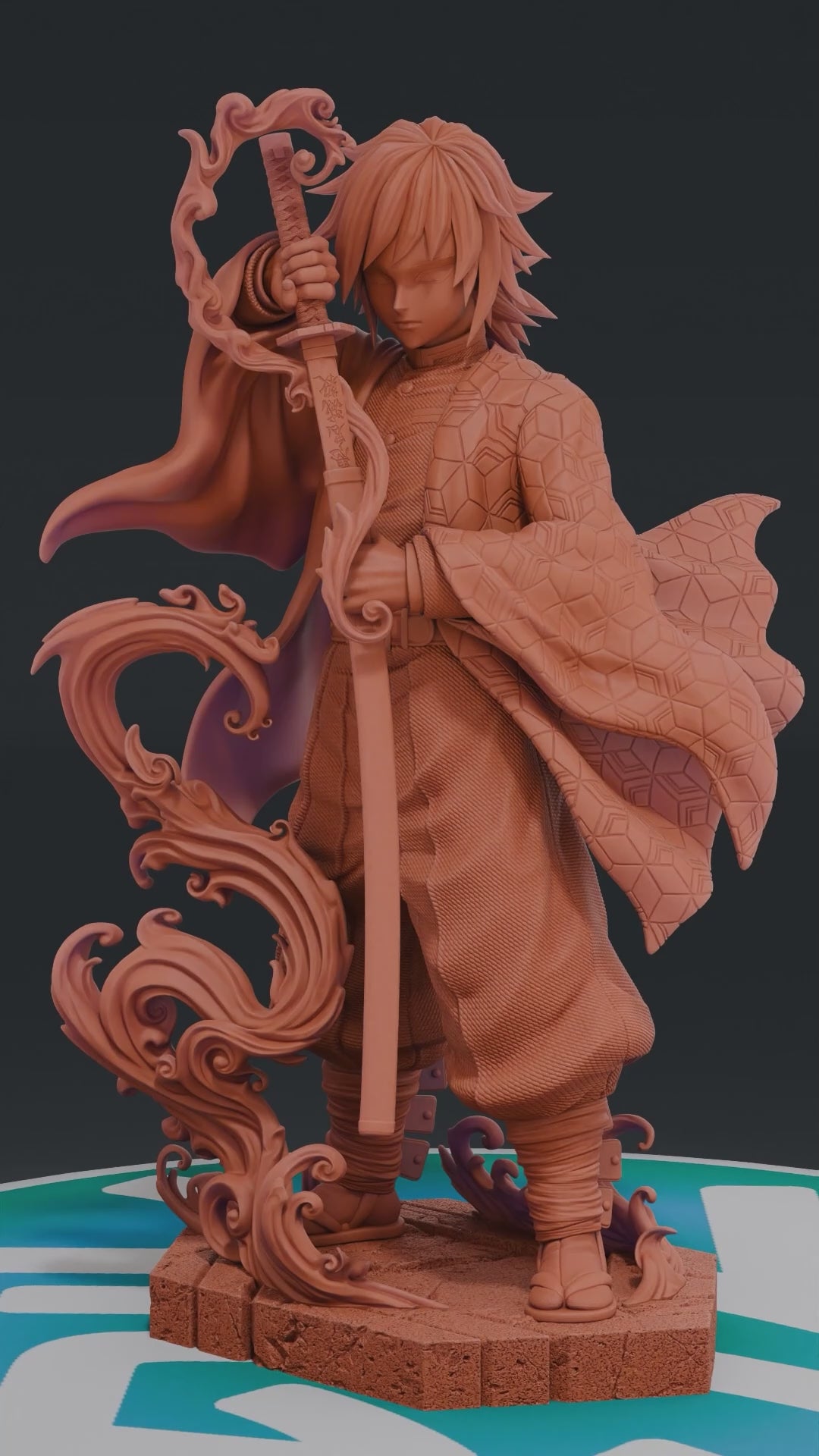 Giyu Tomioka - Kimetsu no Yaiba | Custom Statue 3D printed figure